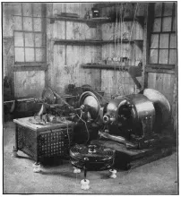 Fessenden's 1906 alternator transmitter at Brant Rock, Massachusetts, the continuous-wave machine used for his early voice and music transmissions.