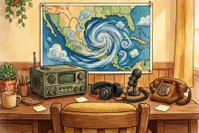 Illustration for the Tropical Storm Isaias article